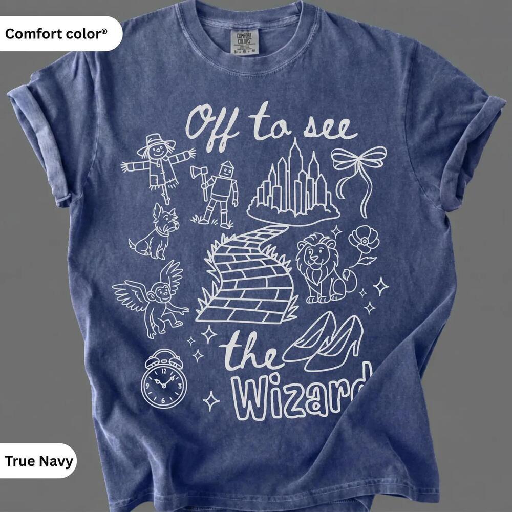 Off To See The Wizard T-Shirts Tshirt Doodle Design